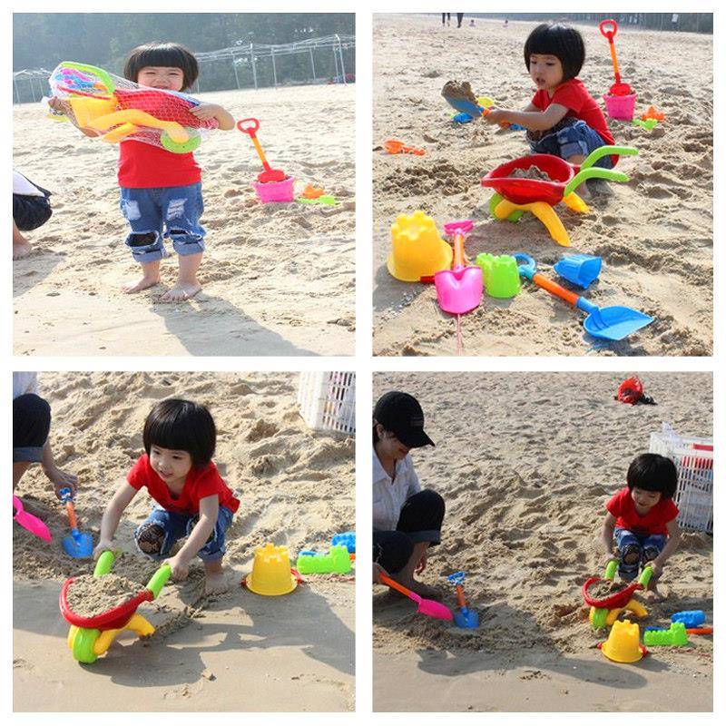 铲儿童沙滩835玩具套装宝小孩玩沙具塑料大号挖沙男孩工宝小桶子