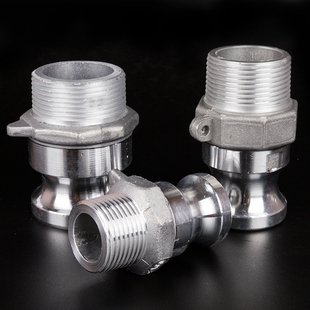 3寸4寸CF型铝合金u外丝快速接头油罐车接头水管油管软管不锈