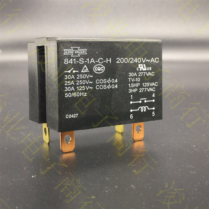 841-S-1A-C-H全新大功率空调继电器代841-S-1A-D-240VAC-30a