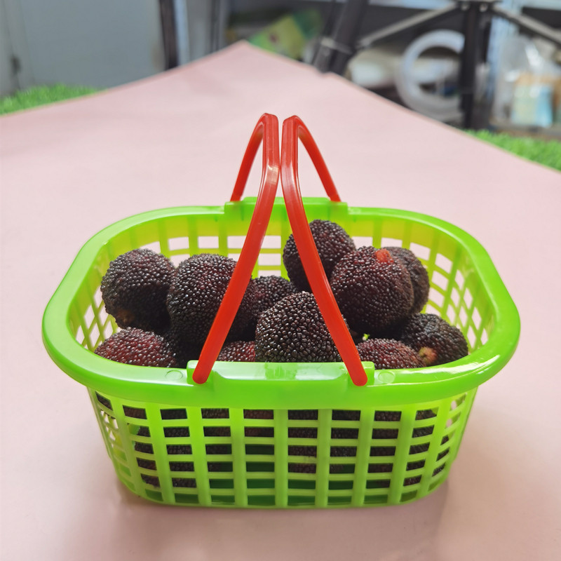 斤装杨梅篮樱桃篮塑料水果小篮子小方篮草莓篮蓝莓篮 塑料框