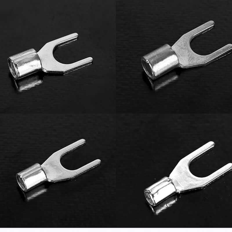 接线端子紫铜SNB1.25/2.5/3.5/5.5-3/4/5/6叉形裸端子冷压端