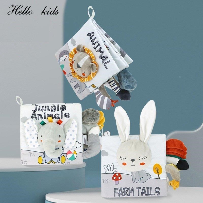 Baby Cloth Book Toys Animals Soft Learning Educational Toys
