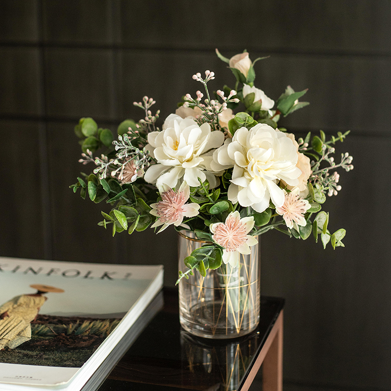 南十字星 轻奢花艺摆件仿真花花束客厅干花摆设餐桌茶几装饰 湖泱