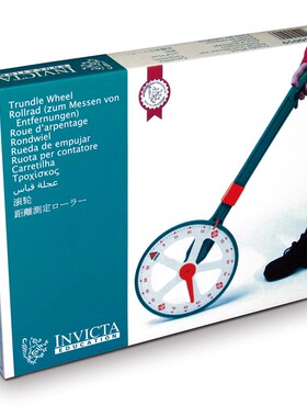 INIT幼儿儿童科学益智测量仪器手推测距仪测量轮滚动轮测距尺