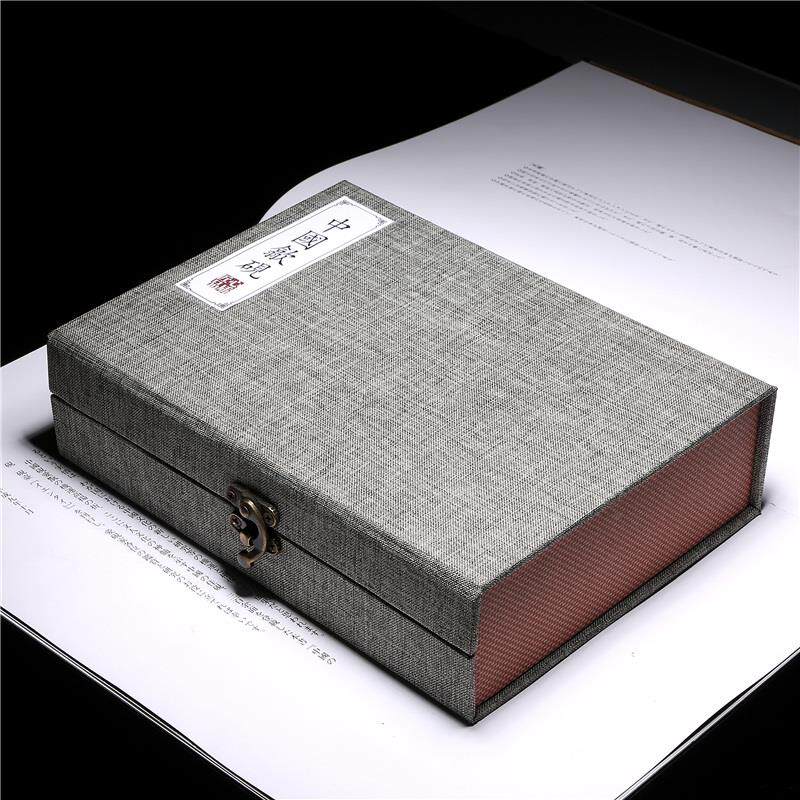 精品歙砚长方素池老坑金星素砚带盖砚台兼文房书画大砚台端砚