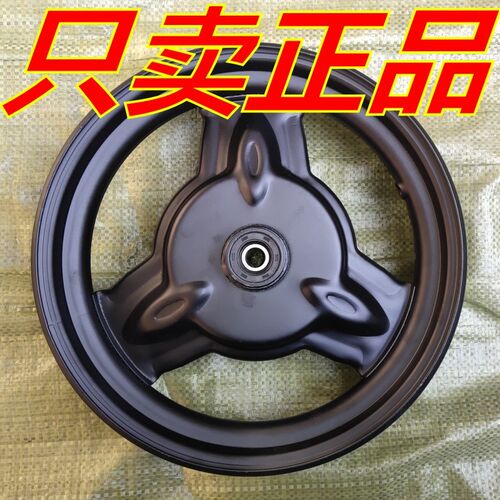 电动车真空胎10寸前轮铁轮毂碟刹电摩小龟I王2.15*10前钢圈踏板车