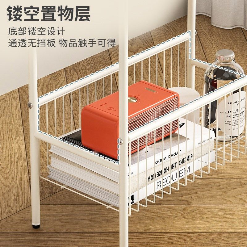 家用卧室床头柜沙发边柜边几柜子网红阳台小茶桌迷你铁艺角几简易