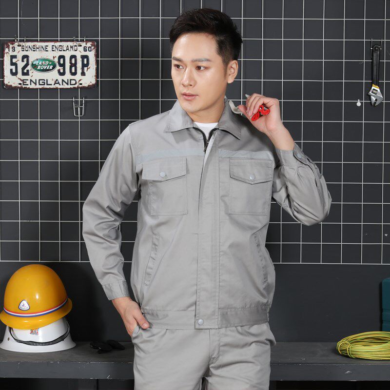 工作服套装男长袖劳保服中铁工人制服汽修工装服耐穿春秋工厂定制
