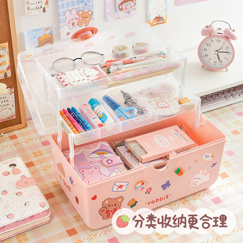 美术生工具箱专用画 画画 画具收纳盒绘画 画G箱小学生颜料国画