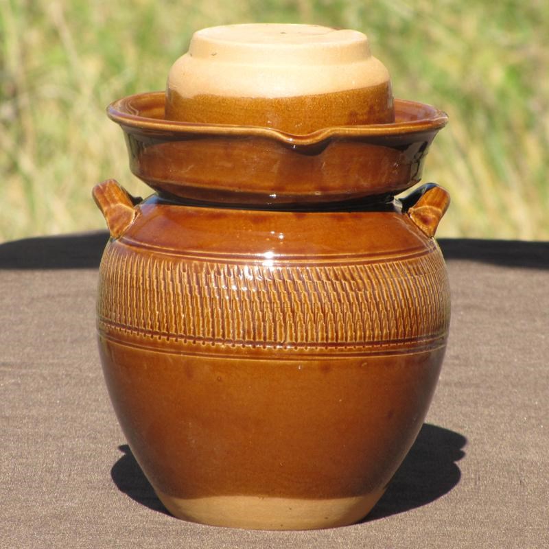 加厚腌菜坛子泡菜坛水封坛腌鸡蛋鸭蛋咸菜土陶坛储物罐家用商用