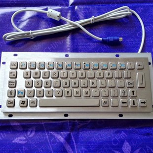 金属不锈钢工业数控机床柜安防工控机嵌入式 防水机器设备小键盘