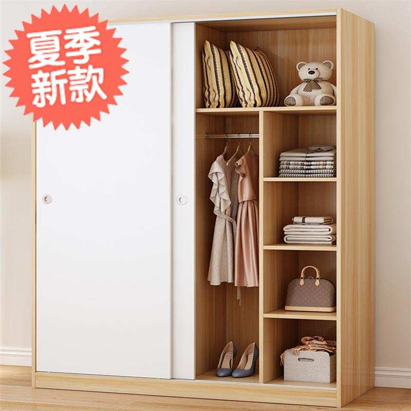 一米二推拉j门衣柜1.2m宽120现代1米2简约1.6简易80cm长Y1.4移门