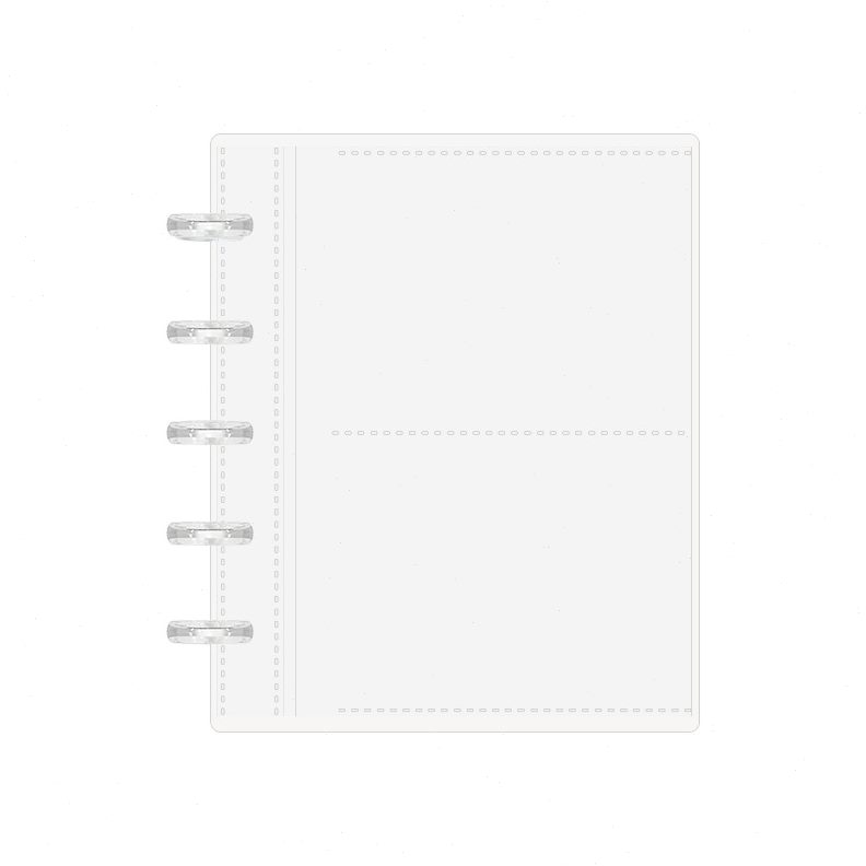 甄选RINGNOTE3寸透明卡册4宫格追星专辑小卡拍立得大容量覆膜活页