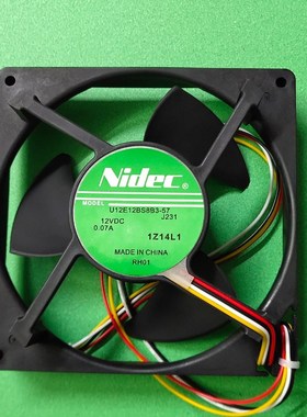 NIDEC U12E12BS8B3-57 J23112v0.07A 防水 静音 散热风扇