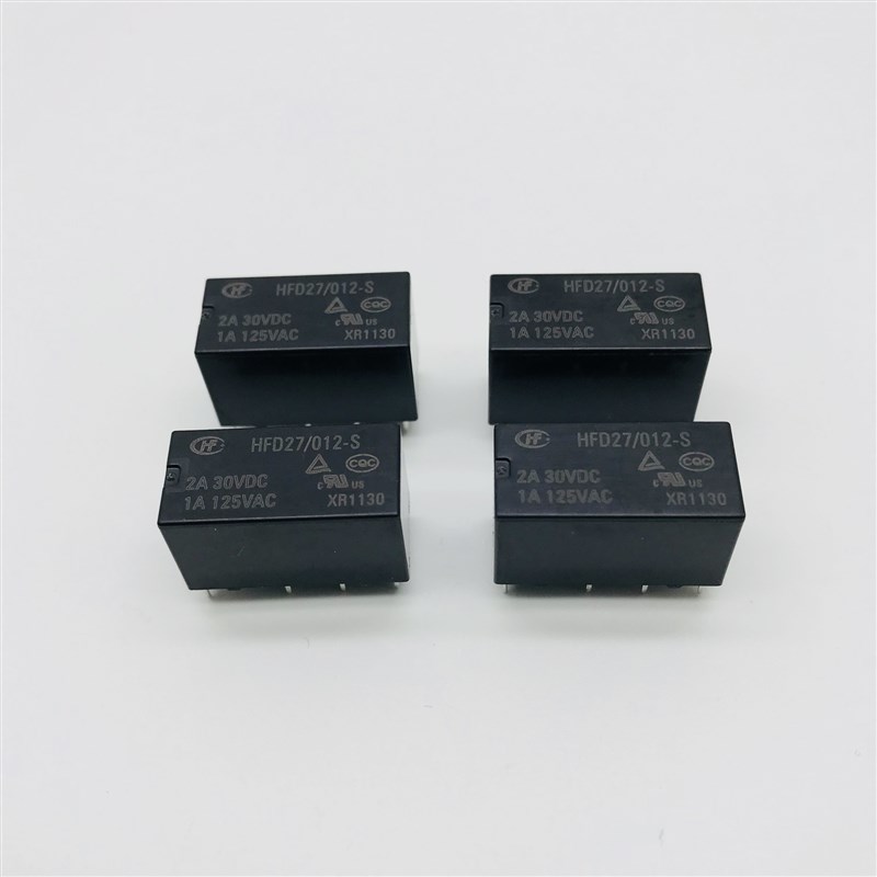 JRC-27F HFD27-012-S两组转换8脚1A灵敏型0.2W宏发信号继电器4078