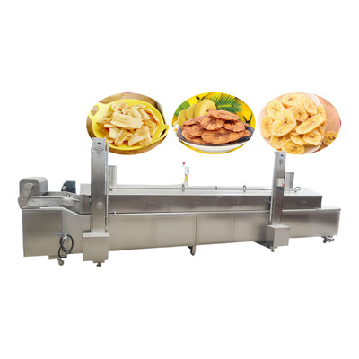 定制油炸流水线  deep frying machine 锅巴洋葱圈红薯片油炸机