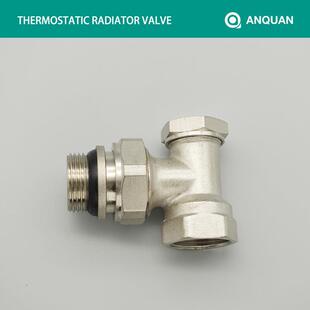 水地暖自动回水阀DN15DN20角式止回回水阀暖气片散热器温控阀厂家