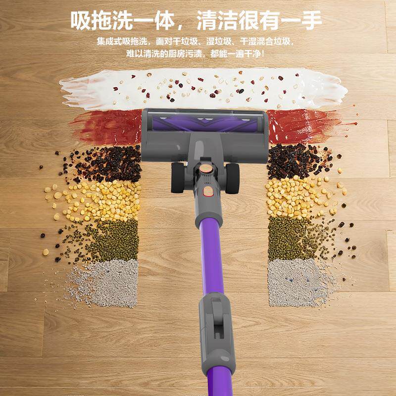 跨境无线吸尘器家用一件起批35000pa 大吸力400W大功率无刷吸尘器
