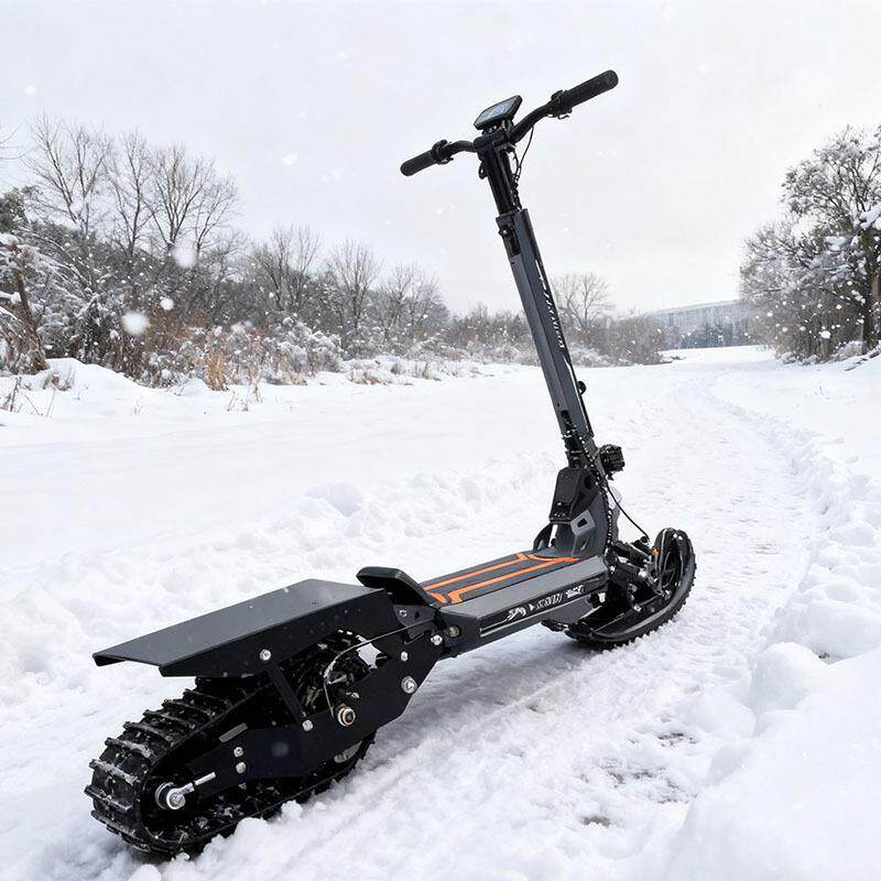 电动雪地车两用陆地雪地滑板车履带雪橇车雪地摩托车滑雪车滑雪板