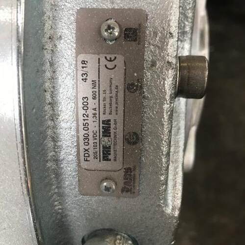 德国PRECIMA普瑞玛电磁制动器FDX40-1500NM耐海水电磁制动器