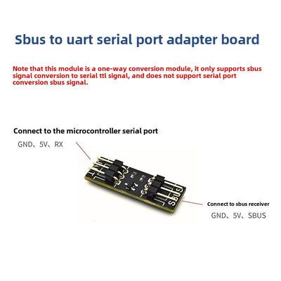 航模遥控器SBUS信号转UART串口TTL信号转换模块 SBUS转串口