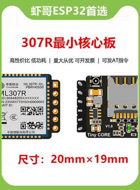 中移ML307R模块小4G核心板小智AI虾哥ESP32S3无线支持AT指令