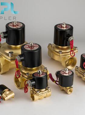 开普勒KPL KP2W常闭电磁阀水阀AC220V 气阀DC24V DC12V 2分3分4分
