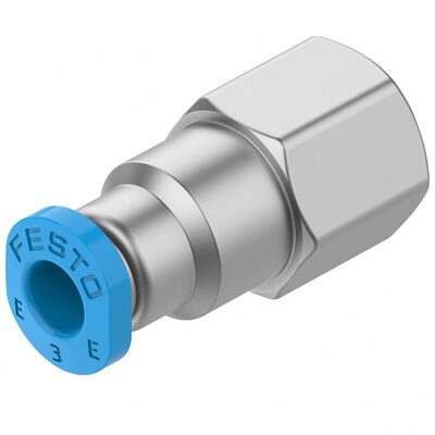 甄选FESTO费斯托空压机气管快速接头NPQE-D-S12-S10-P10气动快插