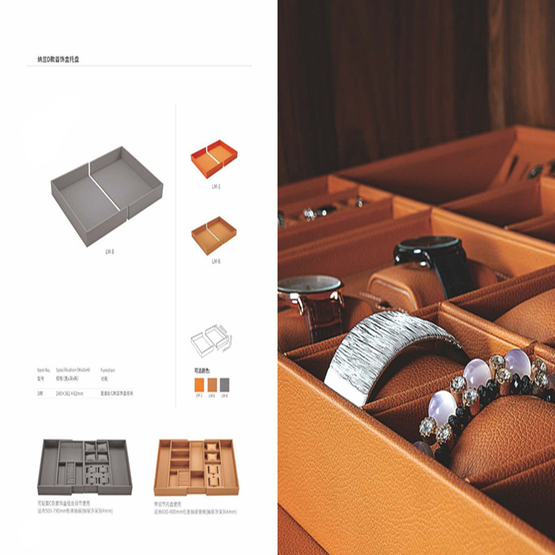 高档轻奢皮革首饰盒欧式大容量衣柜抽屉式分隔珠宝饰品收纳盒结婚