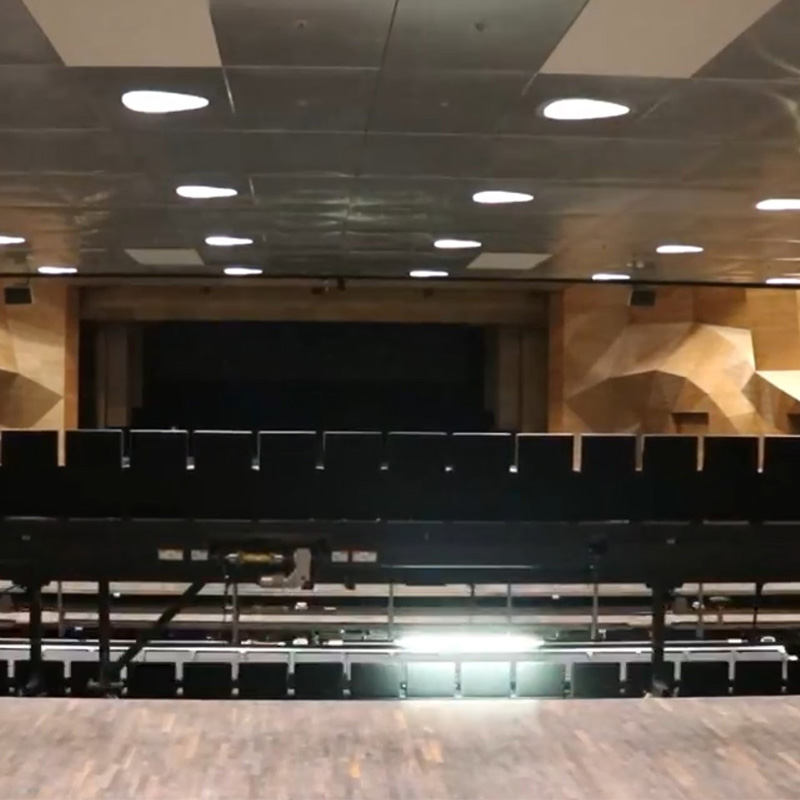 移动伸缩看台座椅剧院椅电动地下阶梯隐藏机构报告厅椅子礼堂椅