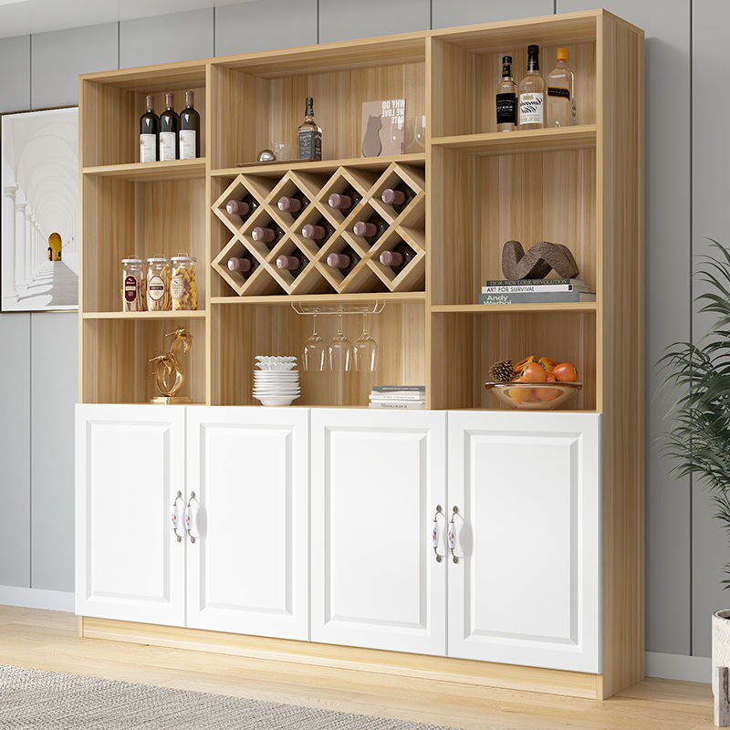 实木酒柜a客厅靠墙家用多功能隔断柜双面简约现代玄关柜进门储物