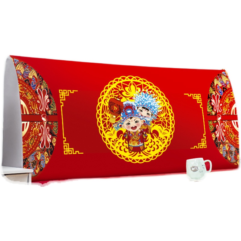 木质床头软f包床头靠垫套罩床头套罩靠垫沙发靠枕套罩结婚喜庆