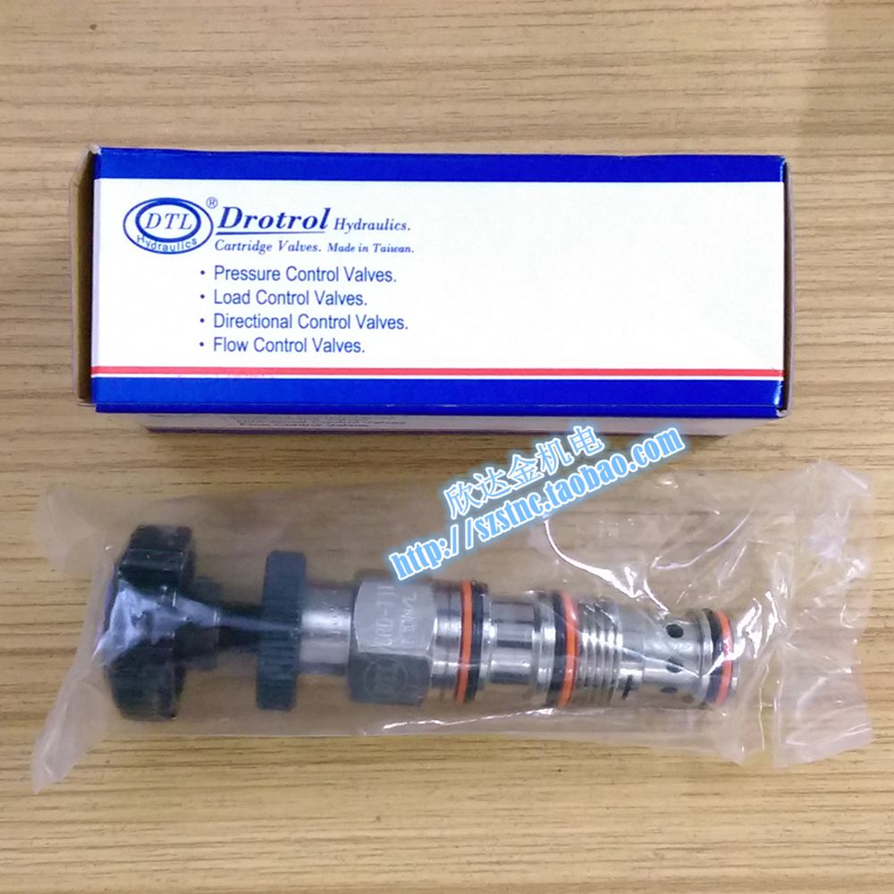 插装阀CRD-T11K10N/L盘龙DTL台湾Drotrol螺纹插式溢流阀3减压调压