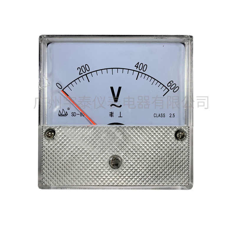 SD-80恒力交流电压表AC300V 500V 600V HZ45-65频率表 帆船牌松台