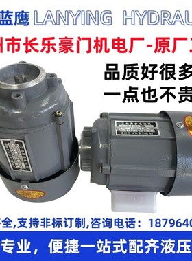 嵊州市长乐豪门机电厂AO2减速机A02三相异步5024 60油泵40W电动机