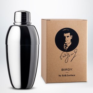 酒吧调酒 日本进口BIRDY Shaker不锈钢调酒器三段雪克壶摇酒壶