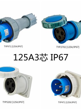 威浦 TYP971 weipu 工业插头 连接器 TYP5202 2702 471 125A 3芯
