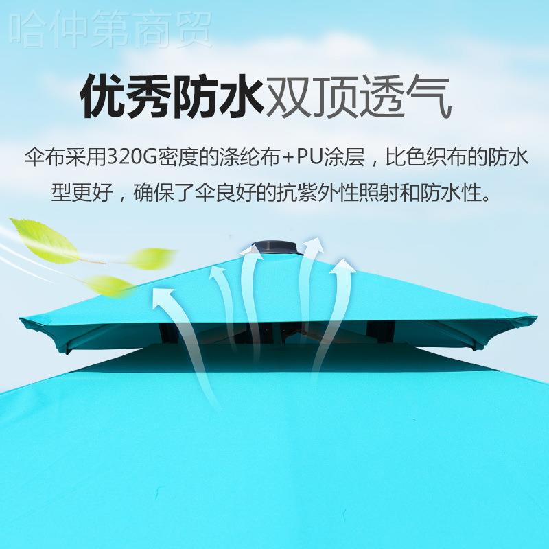 别墅阳台室外大太阳伞摆摊伞BEG户外遮阳庭院伞伞线紫外岗亭罗防