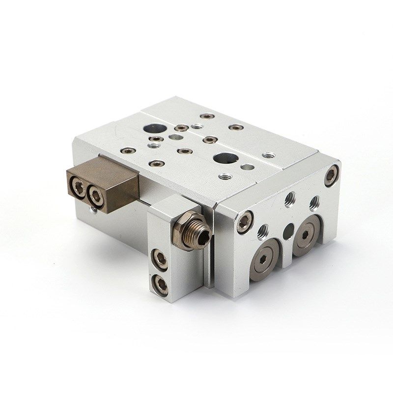 高精密气动双轴滑台气缸带直线导轨HLQ6X30S 滑台气缸