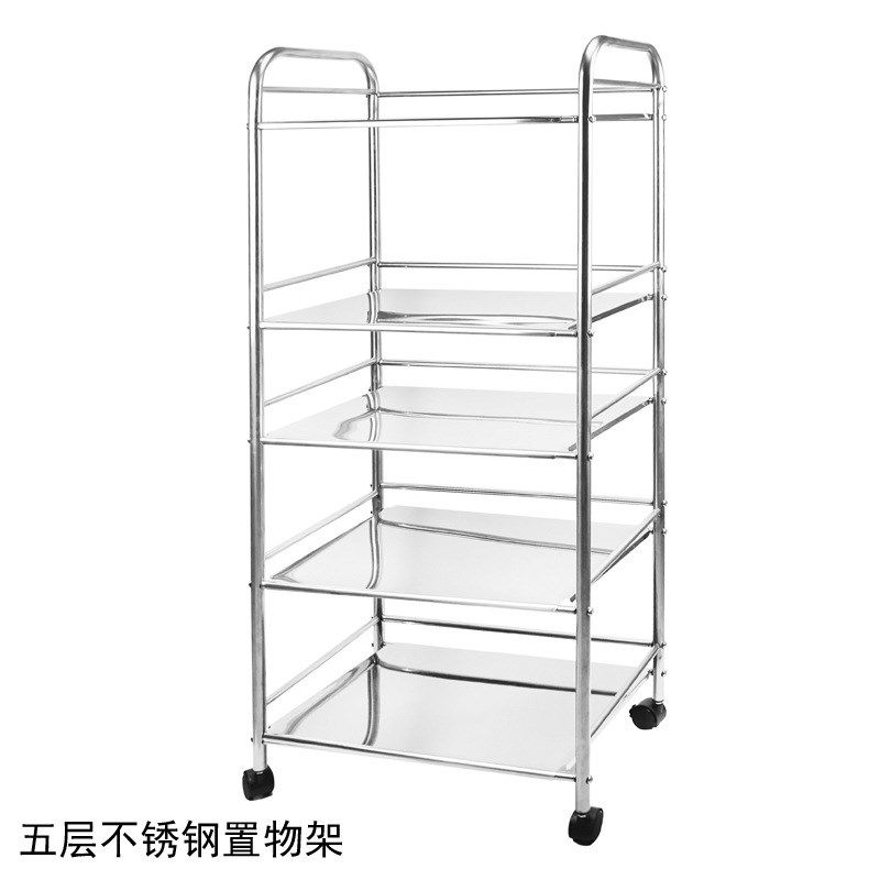 不锈钢置物架微波炉架系列三层四层五层厨房置物架落地多层整理架