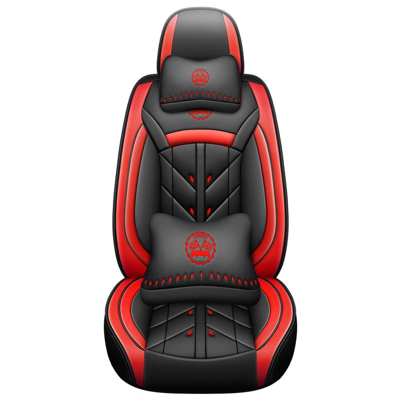 汽车坐垫座套全包围四季通用新款皮革坐套亚麻皮革座垫座椅套