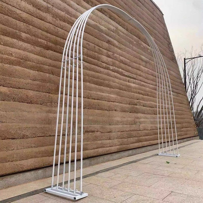 婚庆道具户外婚礼花门 舞台背景装饰森系拱门 迎宾区布置屏风摆件