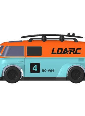 LDARC雷迪安V64 RTR遥控车1:64迷你微型仿真RC模型面包竞速车
