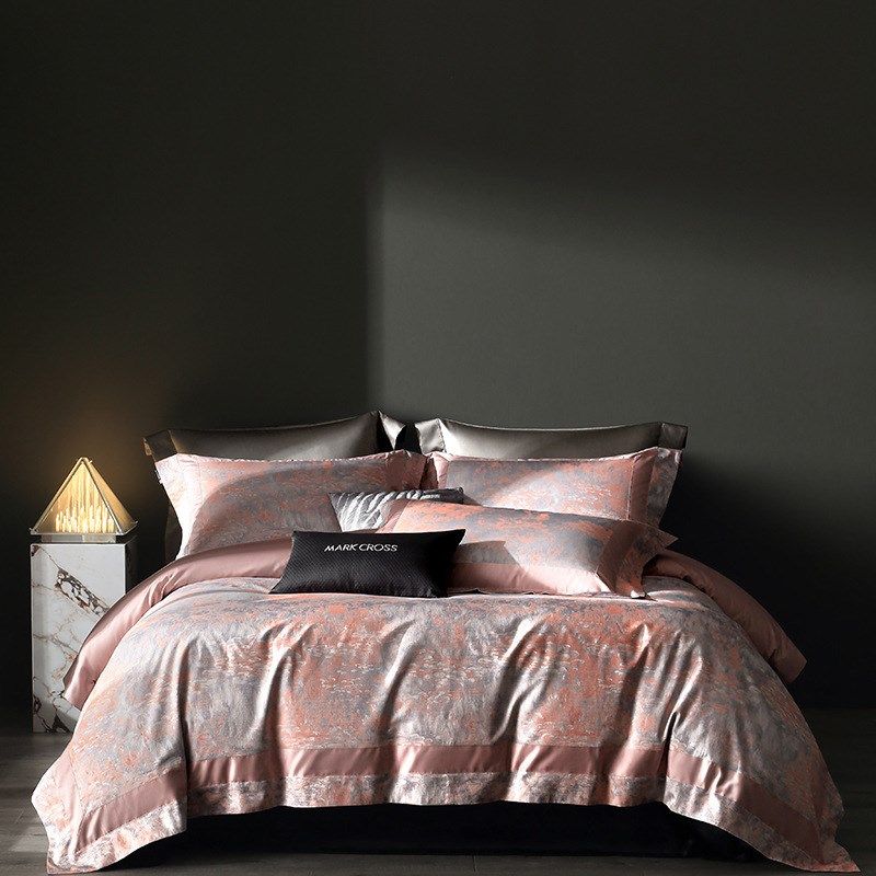 欧式宫廷风160s匹马棉四件套高艺术品被套丝滑裸睡四季用