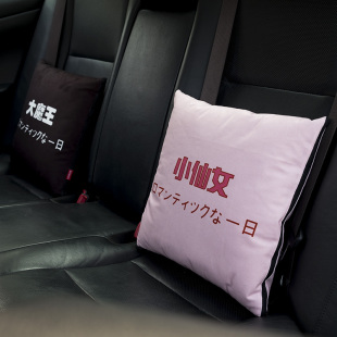 车内抱枕车用被子两用后排一对车载汽车空调被情侣冬季 加厚可爱