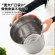 特厚304不锈钢水桶家用手提式 储水桶食品级油桶幼儿园桶带盖铁桶