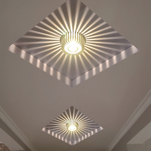 创意过道灯 走廊灯玄关灯 入户门厅灯  LED光效灯 嵌入式筒灯射灯