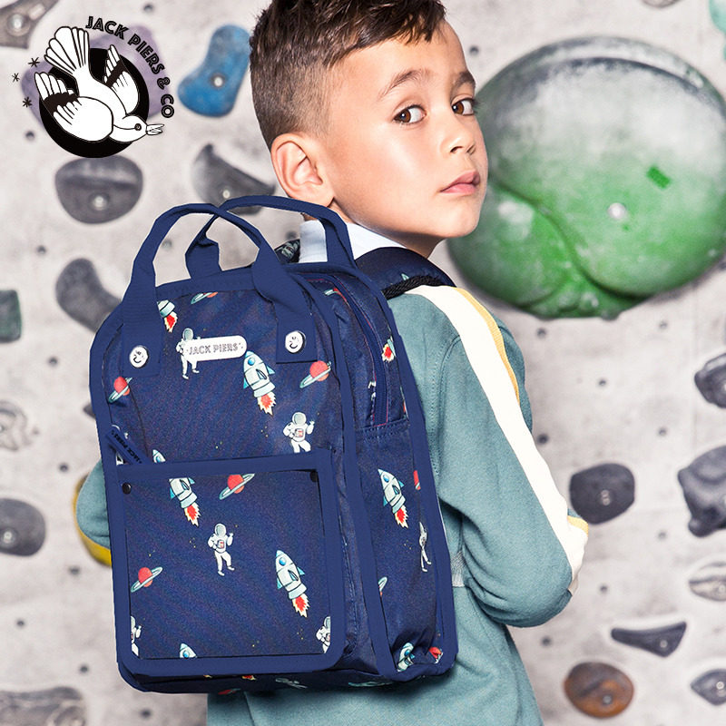 JACK PIERS男孩女孩背包儿童宝宝可爱幼儿园入学书包英伦风2025