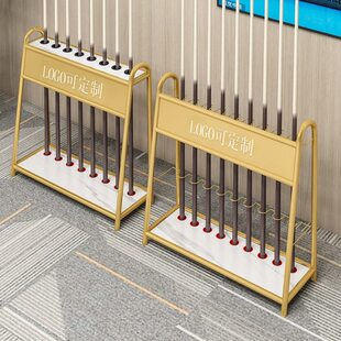 台球杆架放杆落地球杆放置架高端球厅房公杆架杆存放收纳展示架子