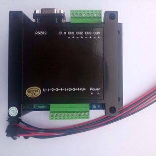 视觉点光源四通道恒流控制器行扫描线扫专用电源控制器rs232控制